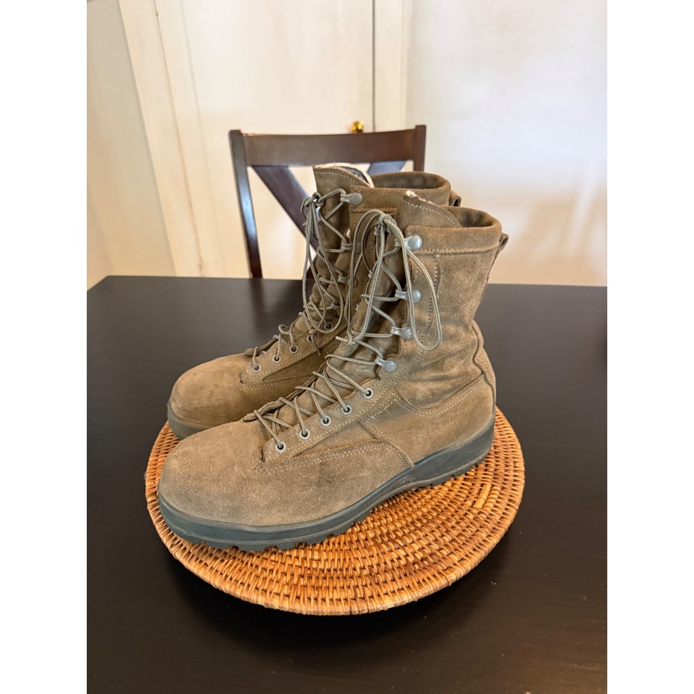 Belleville 675ST Mens 12  Green Insulated‎ Steel Toe Combat Boots Vibram USA